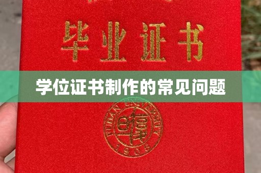 沣西学位证书制作的常见问题